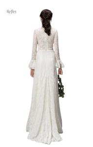 Robe style 40, silhouette rétro, charme classique pour mariée