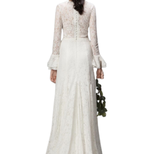 Robe style 40, silhouette rétro, charme classique pour mariée