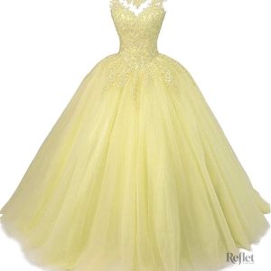 Robe de mariée style princesse pour fille