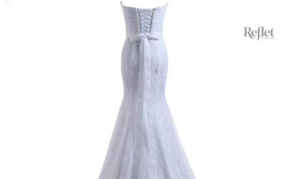 Style trapèze pour une robe de mariée raffinée