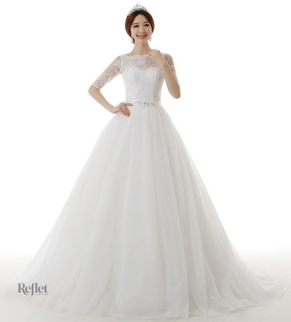 robe-de-mariee-tres-princesse-1 Robe de mariée princesse élégante et raffinée