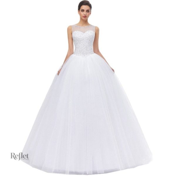 robe-de-mariee-un-mariage-de-princesse-1 Robe de mariée élégante pour un mariage de princesse