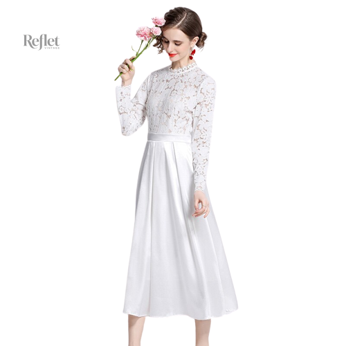 robe-de-mariee-vintage-annee-40-1 Robe de mariée vintage années 40 au style élégant et classique