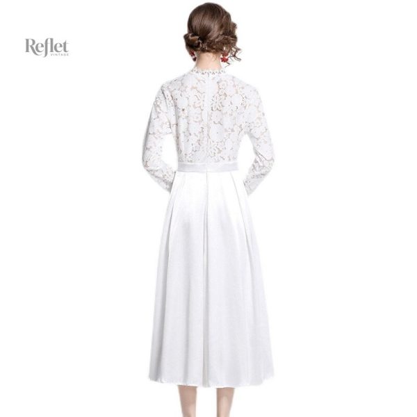 Robe de mariage rétro inspirée des années 40, charme intemporel