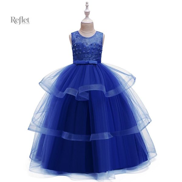 Robe de Noël pour fille avec un design coloré
