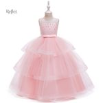 Robe festive pour petite fille en style princesse