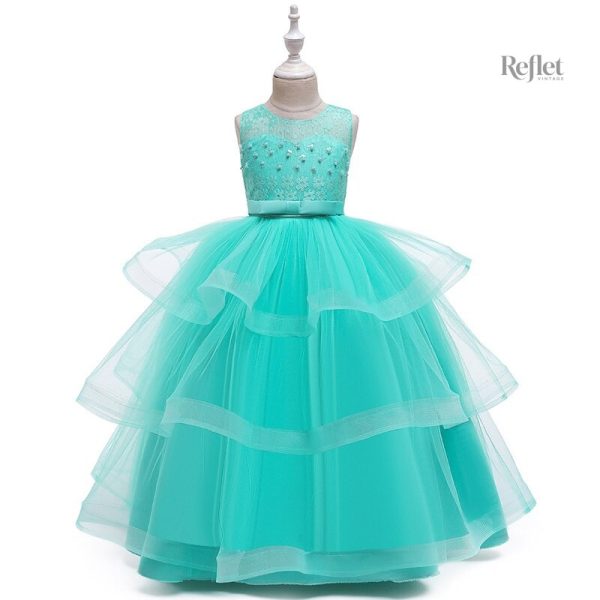 Robe élégante pour fête de Noël fille