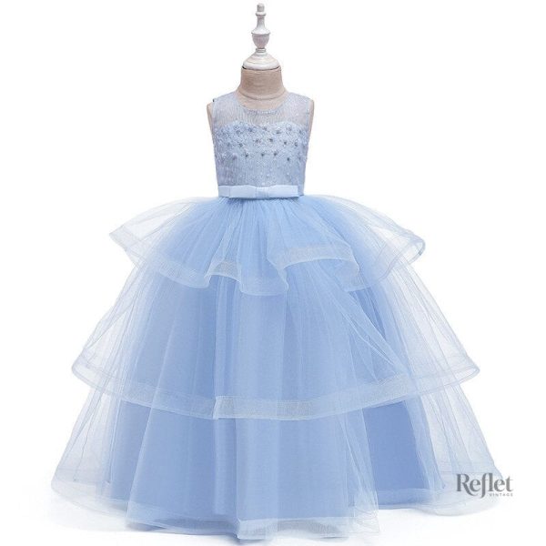 Robe princesse avec motifs de Noël pour enfant