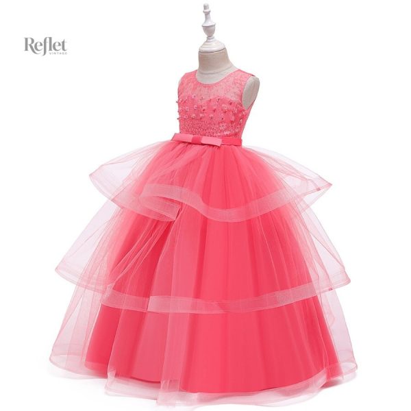 Robe stylée pour célébration de Noël enfant