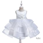 Robe Tulle et Satin pour Fille
