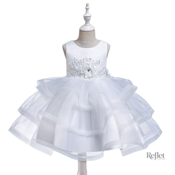 Robe Tulle et Satin pour Fille