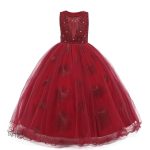 Robe de princesse pour enfant avec motifs floraux