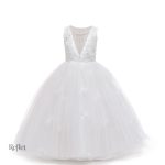 Robe fille chic idéale pour les fêtes et occasions