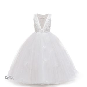 Robe fille chic idéale pour les fêtes et occasions