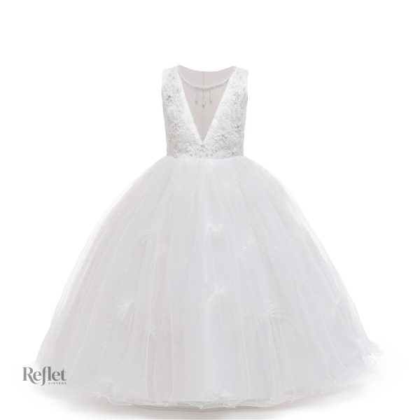 Robe fille chic idéale pour les fêtes et occasions
