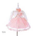 Robe princesse bébé fille à manches longues