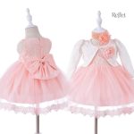 Tenue de fête pour bébé avec manches longues