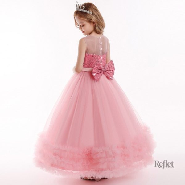 Robe élégante inspirée de Barbie pour les jeunes princesses
