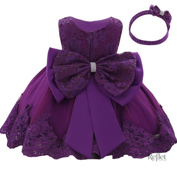 Robe bébé au style rétro parfait pour les fêtes