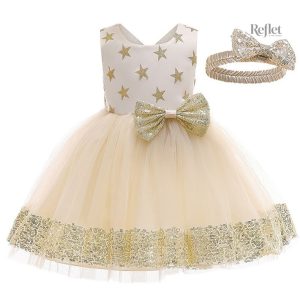Jolie robe de princesse pour fille de 12 mois