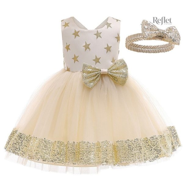 Jolie robe de princesse pour fille de 12 mois