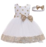 Robe de fête pour bébé 12 mois, look princesse
