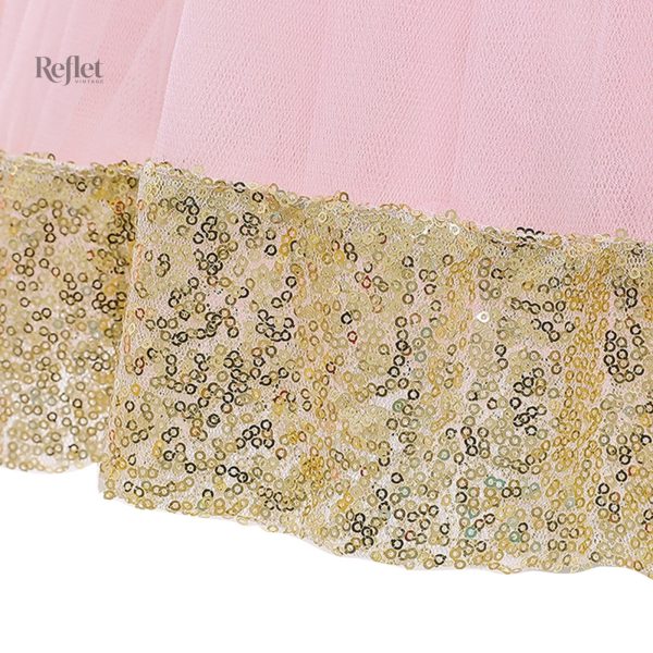 Robe enfant 12 mois en tulle léger, look féerique