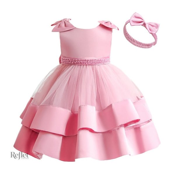 robe-de-princesse-bebe-1an-1 Robe princesse bébé 1 an, vêtement festif pour petite fille