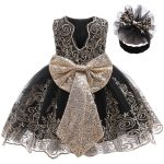 Robe de soirée bébé en tulle léger