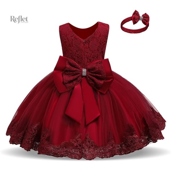 Robe de princesse rose pour 2 ans