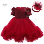 Robe féerique bébé avec jupon volumineux