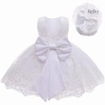 Robe de fête pour bébé à volants