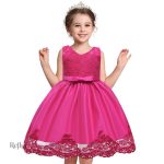 Robe de cérémonie pour fille au design enchanteur