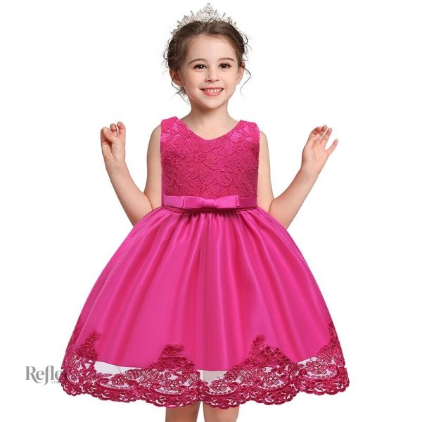 Robe de cérémonie pour fille au design enchanteur