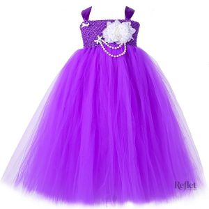 Robe élégante pour jeune fille, style princesse