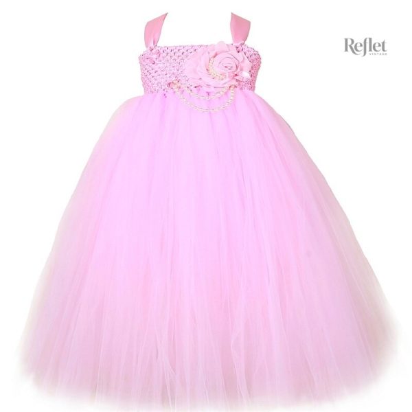 Robe princesse enfant, couleur pastel
