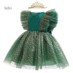 Tenue de Noël pour bébé en robe élégante