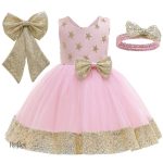 Robe de Noël pour bébé avec des couleurs festives