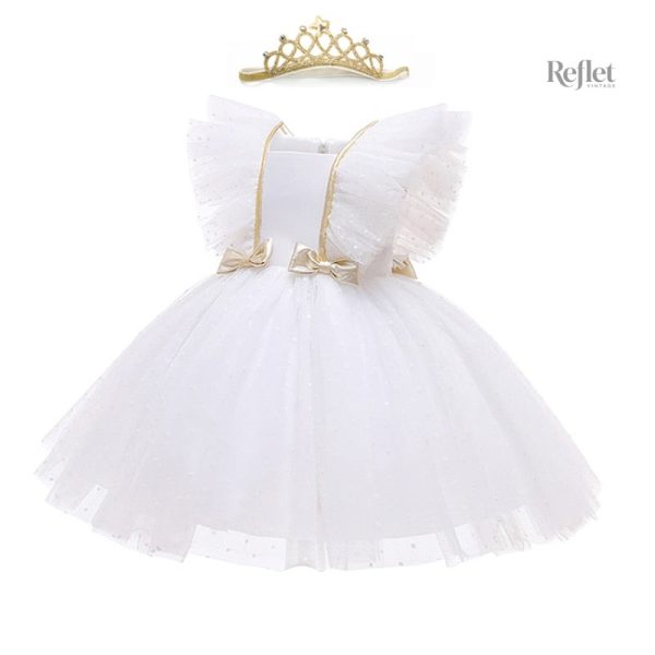 Tenue de Noël rétro pour petite fille