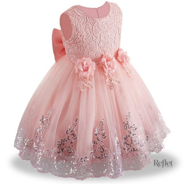 Robe de bébé vintage pour Noël