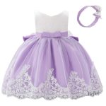 Robe princesse rose pour enfant