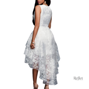 Robe élégante inspirée du conte Belle, style princesse