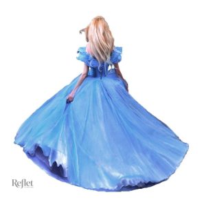 Robe princesse légère en bleu ciel pour occasions spéciales