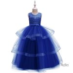 Vêtement festif bleu pour fille