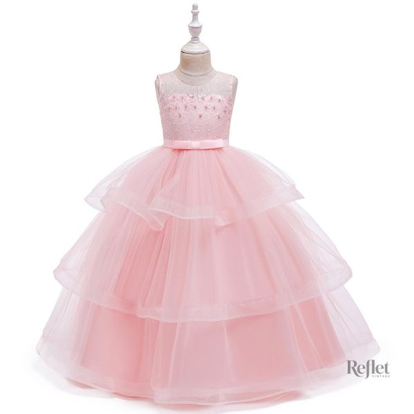 Robe de bal bleu pour enfant