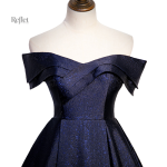 Robe élégante bleu roi, idéale pour les fêtes