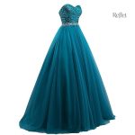 Robe de princesse turquoise élégante pour enfants