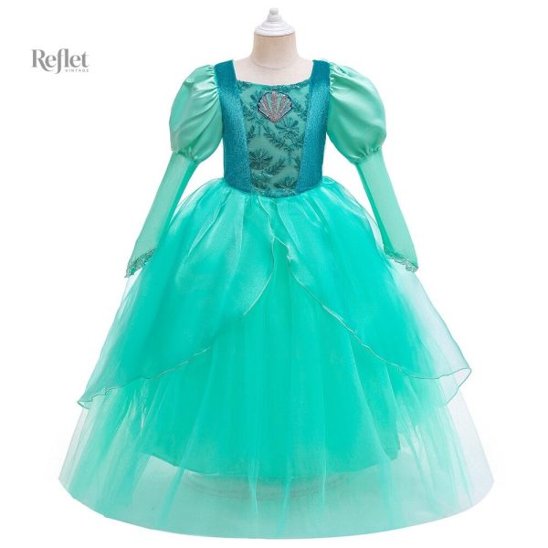 Robe de princesse bleue pour enfant