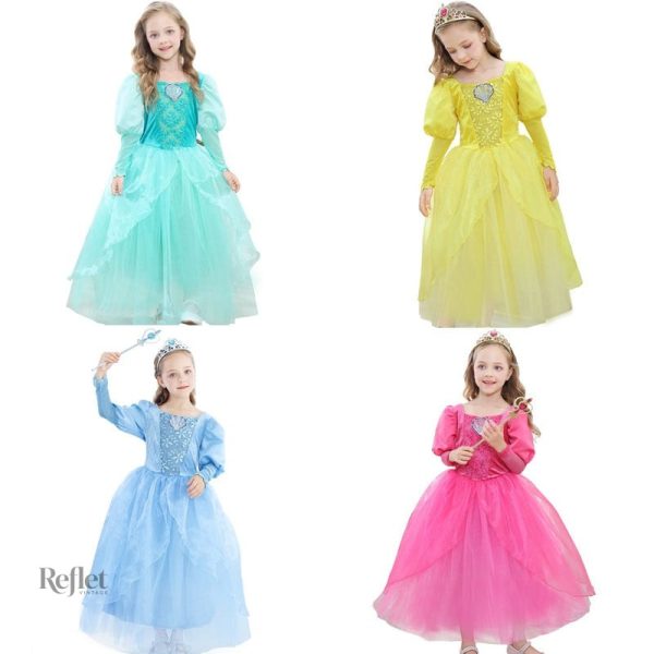 robe-de-princesse-ceremonie-fille-1 Robe princesse cérémonie fille élégante et festive