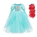 Robe Fille Élégante à Encolure
